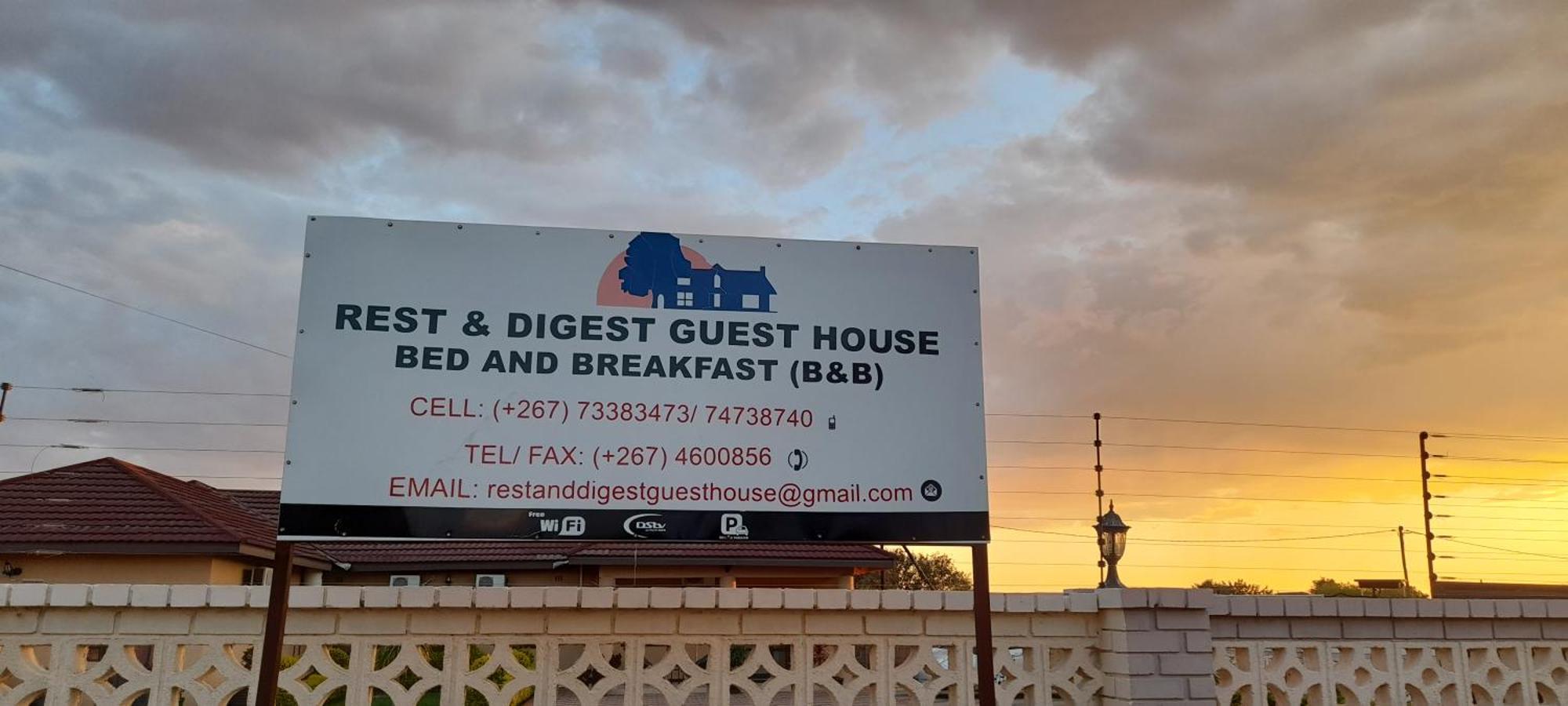 Rest & Digest Serowe Exterior foto